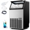 ICEVIVAL Commercial Ice Machine 100Lbs Daily Stainless Steel-0