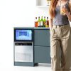 VEVOR Commercial Ice Machine Silver 130Lbs Daily Output-7