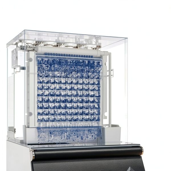 Lioncho Commercial Ice Machine Efficient Titanium Compressor-3