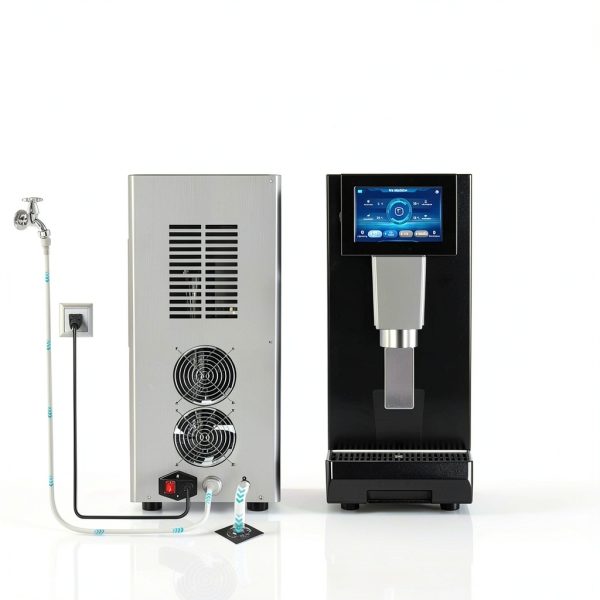 Hothope Commercial Ice Machine Nugget Clear Cubes-1