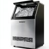EUHOMY Commercial Ice Machine 100 lbs Daily Stainless Steel-1