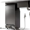 EUHOMY Commercial Ice Machine 100 lbs Daily Stainless Steel-6