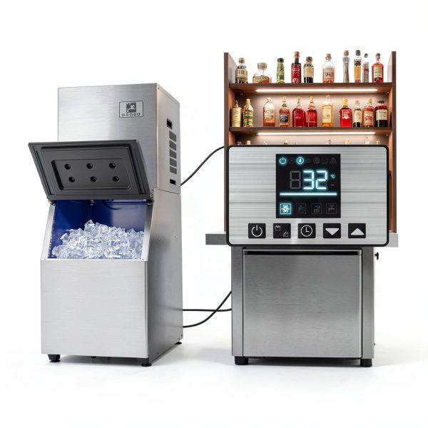 Lioncho Commercial Ice Machine Efficient Titanium Compressor-5