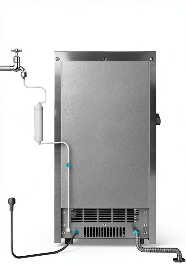 EUHOMY Commercial Ice Machine High Efficiency Stainless-4