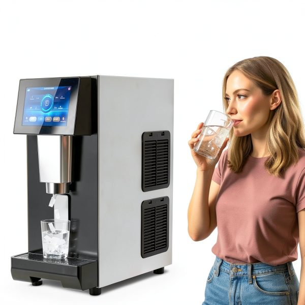 Hothope Commercial Ice Machine Nugget Clear Cubes-8