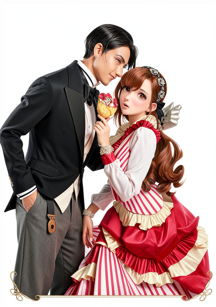 Cover of the romance manga showing the villainess character in a dramatic scene