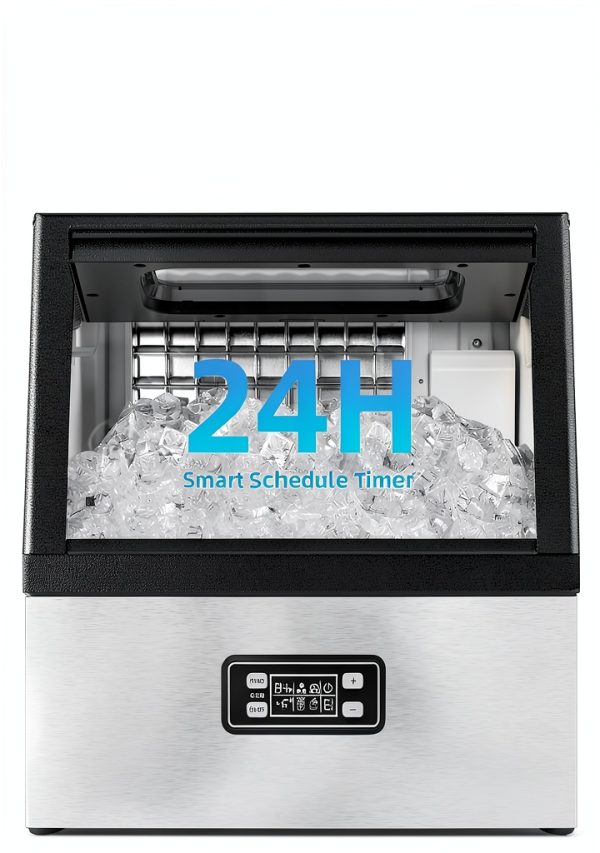 COWSAR Commercial Ice Machine Stainless Steel 100 lbs Daily-3