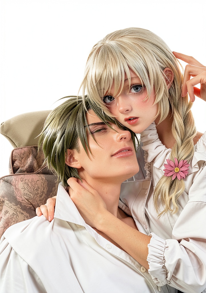 Shotgun Divorce manga cover showing romantic fantasy scene