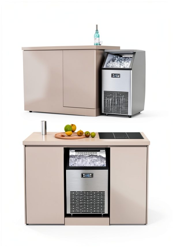 COWSAR Commercial Ice Machine Stainless Steel 100 lbs Daily-4
