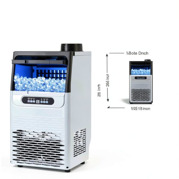 Amzgachfktch Commercial Ice Machine 100lbs Daily Self-6