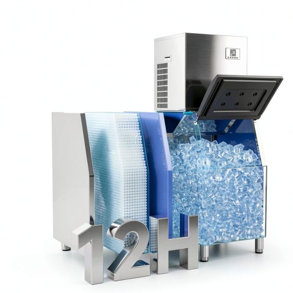 Lioncho Commercial Ice Machine Efficient Titanium Compressor-2