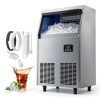 Coolski Commercial Ice Machine 100lb Daily Stainless Steel-0