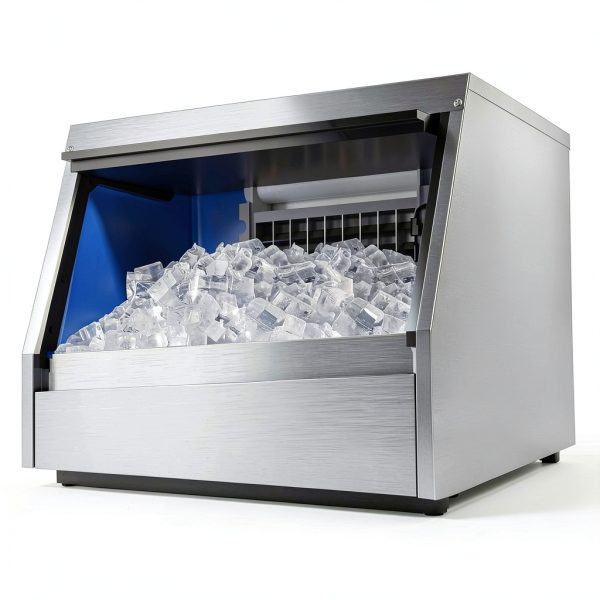 Coolski Commercial Ice Machine 100lb Daily Stainless Steel-1