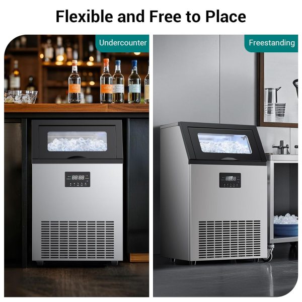 Lioncho Commercial Ice Machine 200lbs Daily Energy Saving-6