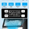 Feelfunn Commercial Ice Machine 100 lbs Daily Stainless-2