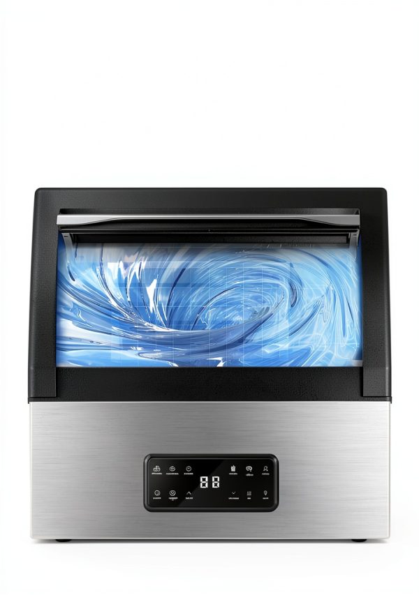 EUHOMY Commercial Ice Machine High Efficiency Stainless-5