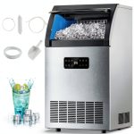 EUHOMY Commercial Ice Machine High Efficiency Stainless-0