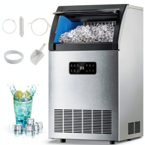 EUHOMY Commercial Ice Machine High Efficiency Stainless-0