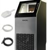 EUHOMY Commercial Ice Machine 100 lbs Daily Stainless Steel-7