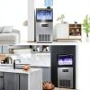 AMADVI Commercial Ice Maker Stainless Steel Fast Ice-6