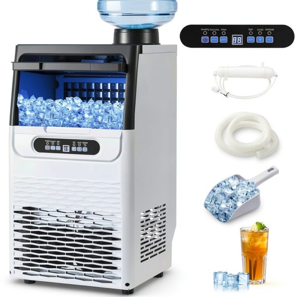 Amzgachfktch Commercial Ice Machine 100lbs Daily Self-7
