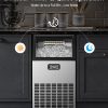 Feelfunn Commercial Ice Machine 100 lbs Daily Stainless-5