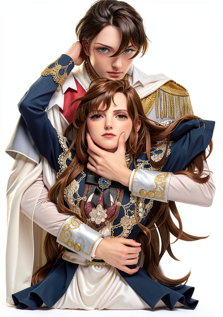 'Cover of the romance manga showing the protagonist in a dramatic scene'