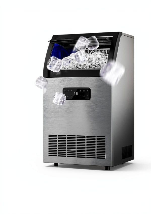 EUHOMY Commercial Ice Machine High Efficiency Stainless-1