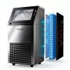 EUHOMY Commercial Ice Machine 100 lbs Daily Stainless Steel-5
