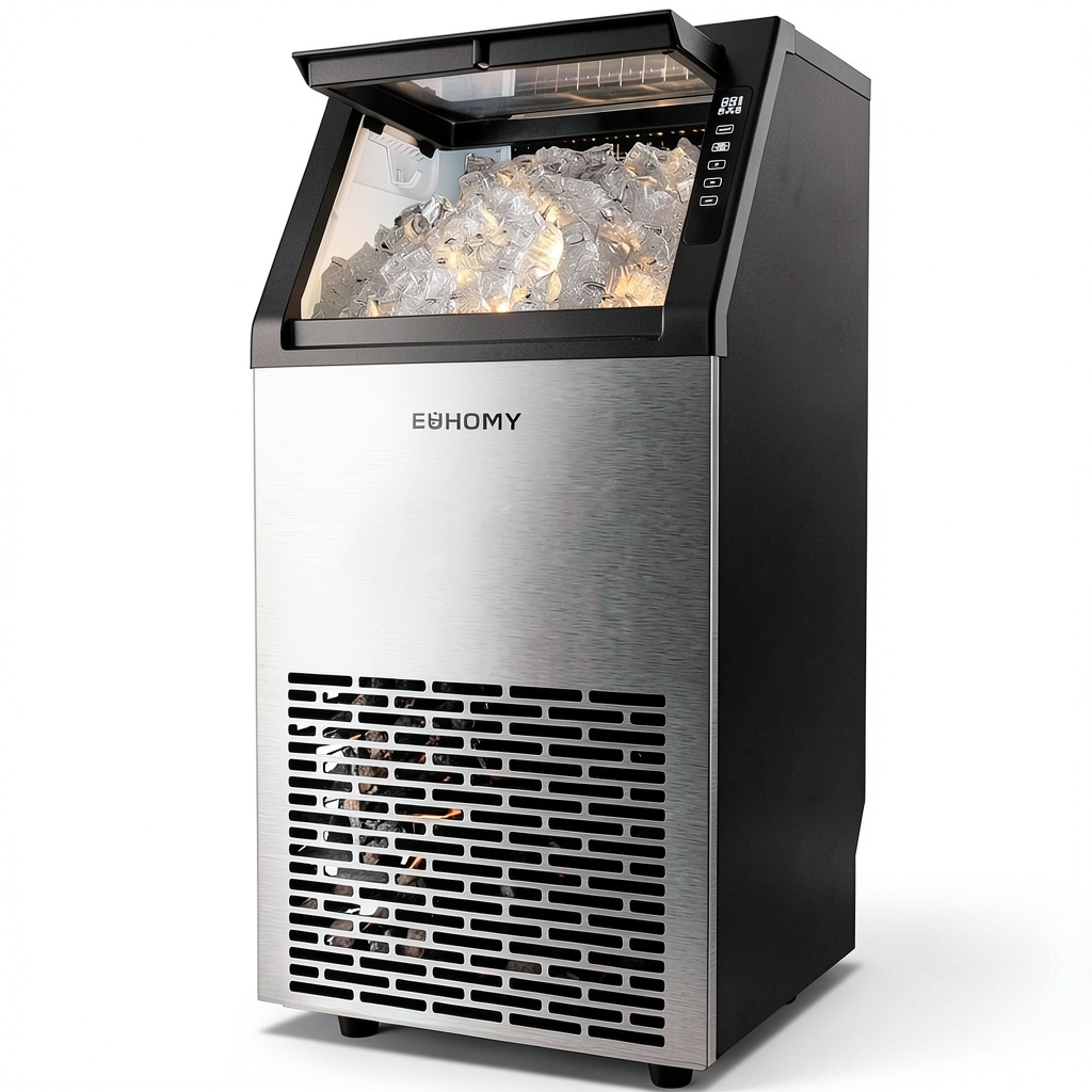 EUHOMY commercial ice machine in a restaurant setting