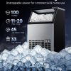ICEVIVAL Commercial Ice Machine 100Lbs Daily Stainless Steel-1