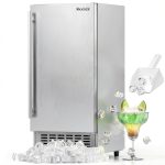 Coolski Commercial Ice Machine 80lb Daily Stainless Steel-0