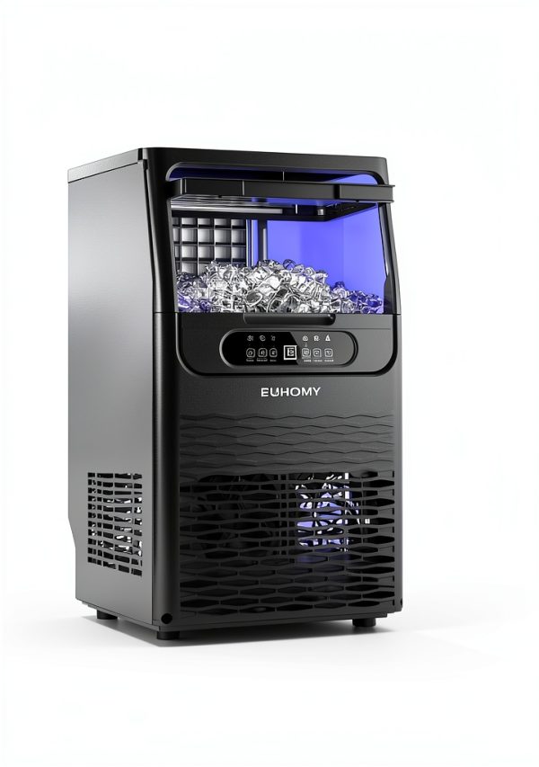 EUHOMY Commercial Ice Machine 80 lbs Daily Copper Compressor-6