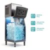 Euhomy Commercial Ice Maker Silver 500lb Daily-1