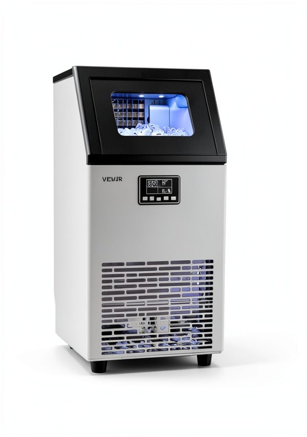 VEVOR Commercial Ice Maker 100 lbs 24H Single Water Inlet-6