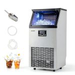 VEVOR Commercial Ice Maker 100 lbs 24H Single Water Inlet-0