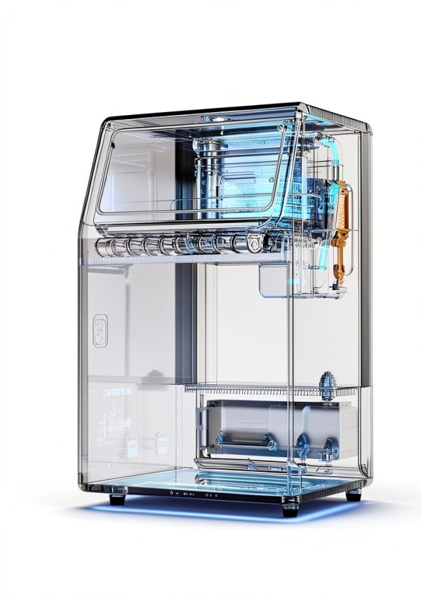 VEVOR Commercial Ice Maker 100 lbs 24H Single Water Inlet-3