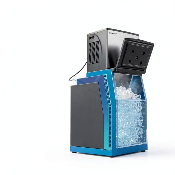 Euhomy Commercial Ice Maker Silver 500lb Daily-6