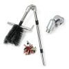 Gutter Cleaning Tool Krbnk 13FT Adjustable Pole with 180 Swivel Head-1