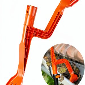 Gutter Cleaning Tool KINGLEV HT095 Orange Rake with Threaded Guard-0