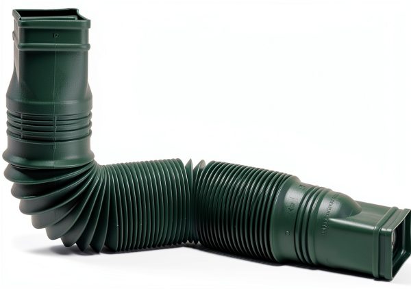 Amerimax Green Flexible Downspout Extension Connector 55in Vinyl-2