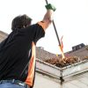 Gutter Cleaning Tool KINGLEV HT095 Orange Rake with Threaded Guard-6