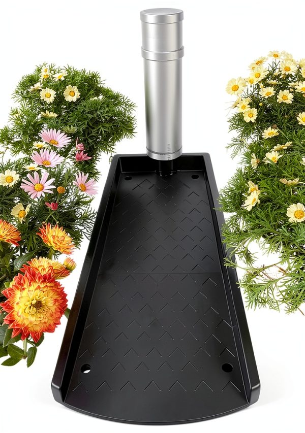 Gutter Downspout Extension 2 Pack Black Jamphaza Splash Block-0