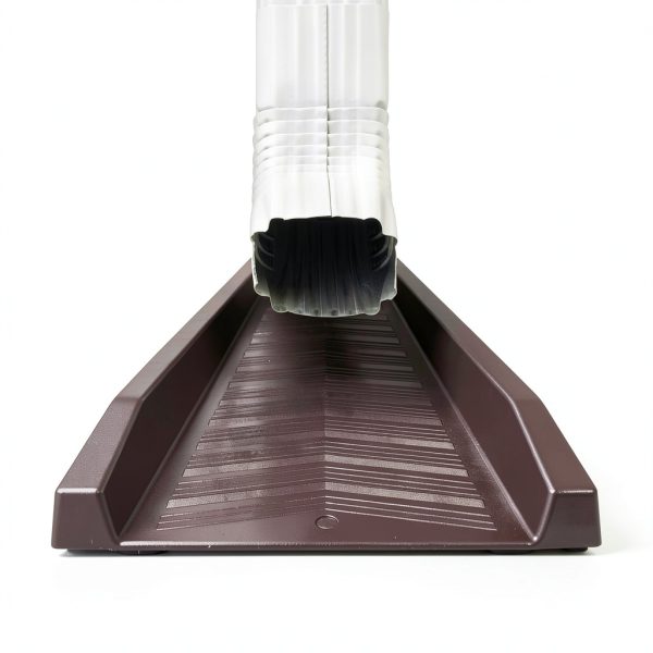 Master Mark Splash Block Downspout Extension 24in Brown HDPE-1