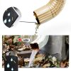 Gutter Noise Dampener- 2 Pack Rain Gutter Downspout Silencer Portable Silencer Insert Adjustable Drip Silencer- 3in-6