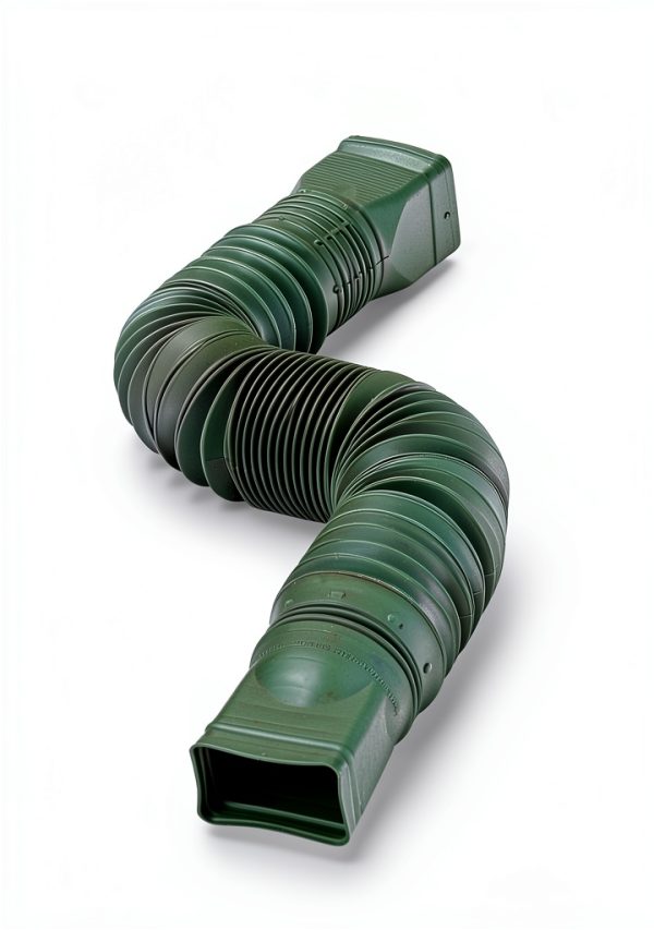 Amerimax Green Flexible Downspout Extension Connector 55in Vinyl-1