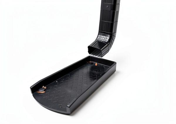 Gutter Downspout Extension 2 Pack Black Jamphaza Splash Block-5