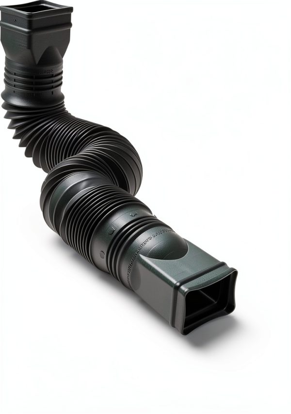 Amerimax Green Flexible Downspout Extension Connector 55in Vinyl-0