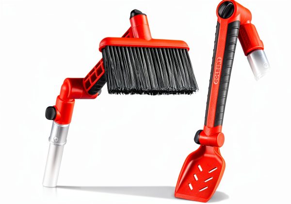 Multi-Angle Gutter Cleaning Tool by COLBENT – Gutter Scoop & Brush Kit-0