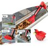 Multi-Angle Gutter Cleaning Tool by COLBENT – Gutter Scoop & Brush Kit-1